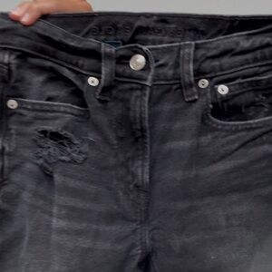 ✨BETTER  PHOTOS✨ American Eagle Outfitters Black Straight Leg Jeans